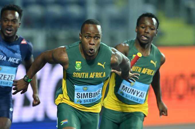 With seven finals to look forward to this evening, the men and women's 4x100m looks enthralling. Can the South African's led by Akani Simbine knock defending champion Brazil off their perch in the men's race? Which country is poised to win the women's race with the Americans out? 
#worldrelay #southafrica