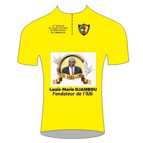 Reconnaissance 
Louis Marie #djambou honoré 
 
Le maillot jaune de la 17e édition du #tcc(tour cycliste du Cameroun qui démarre ce 29 mai) va porter l'éffigie du fondateur d'#esg ,grand amoureux du cyclisme, décédé il y a quelques mois à Douala.La #fecacyclisme a donc décidé d'honorer la mémoire de ce grand mécène de cette discipline.