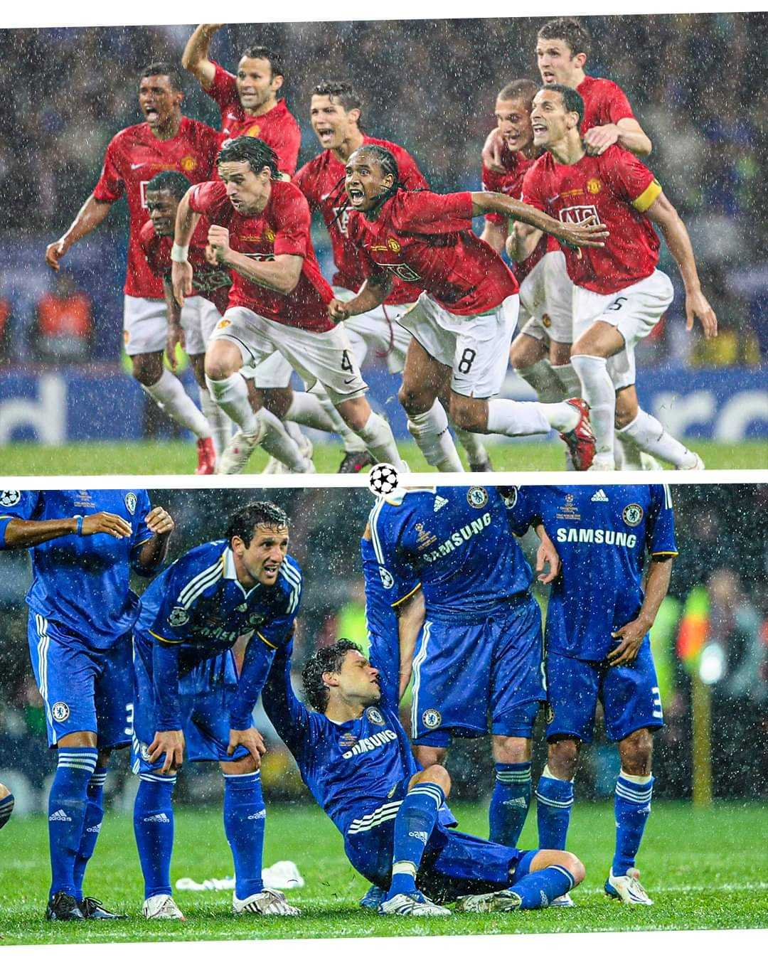 On May 21st in 2008: Manchester United vs. Chelsea in the Champions League final went to a wild penalty shootout 🏆 #UCLFinal