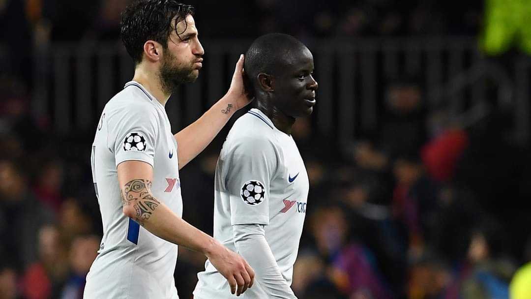 Cesc Fabregas has revealed that he gave N'Golo Kante the Brazilian nickname of "N’Golinho" when they played together at Chelsea 🇧🇷 
 
"I still use it to this day," he said. 
 
#cfc #brazil #neymar