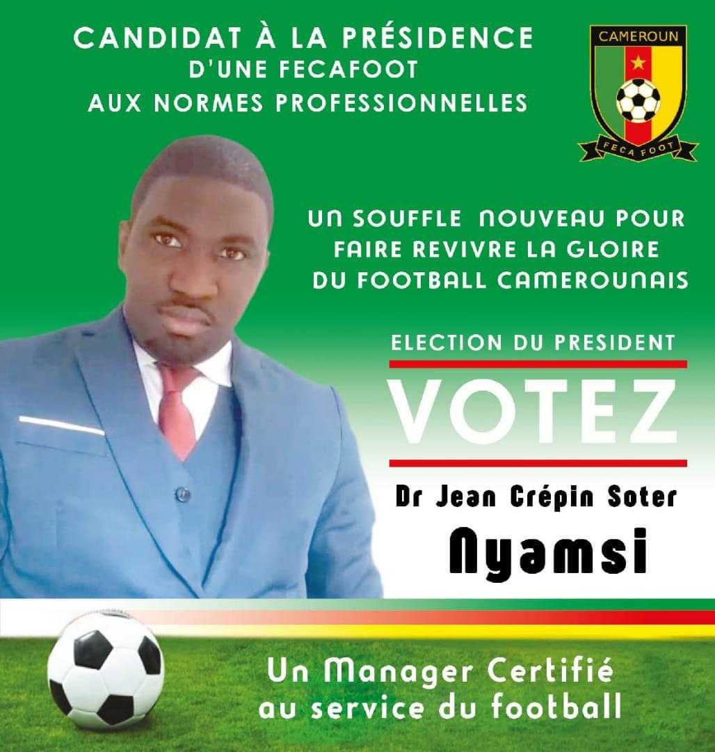 Il est candidat #nyamsi jean Crépin soter l'avenir nous dira d avantages