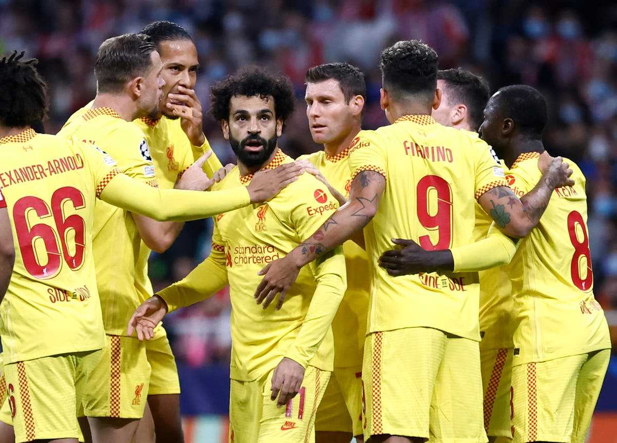 A l'issue d'un match de très haute volée, Liverpool a remporté la bataille sur la pelouse de l'Atlético Madrid (3-2). Mis sur orbite par l'inévitable #mohamed#salah, dont la frappe a été légèrement déviée par James#milner (8e), les Reds ont rapidement pris deux buts d'avance grâce à une reprise parfaite de #naby#keita (13e). Mais les locaux ont vite repris leurs esprits, dans le sillage d'Antoine#griezmann, qui a fêté son retour dans le onze avec un doublé (20e, 34e).