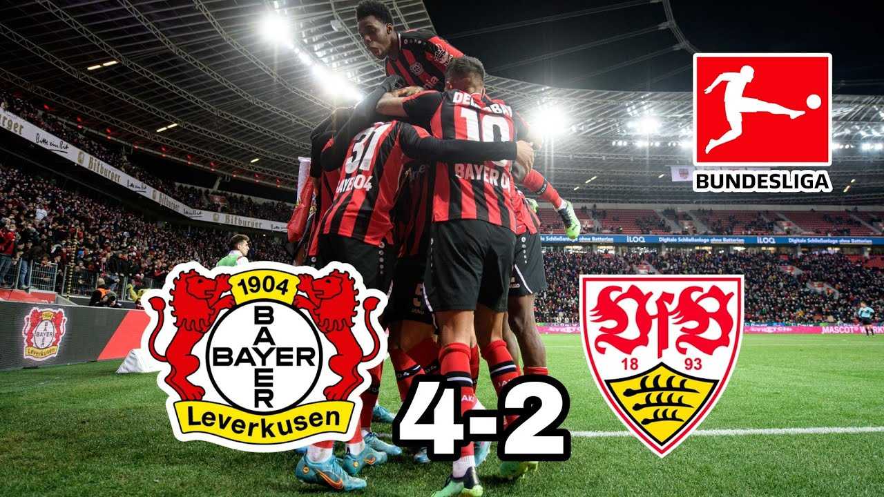 Le Bayern Leverkusen a conforté sa troisième place en Bundesliga 4-2 samedi face à Stuttgart et revient à deux points de Dortmund, qui doit négocier dimanche un déplacement périlleux chez l'Union Berlin. Au classement le Bayern est en tête avec 52 points, malgré sa défaite surprise samedi à Bochum (4-2). Dortmund suit avec 43 unités, et Leverkusen avec 41.