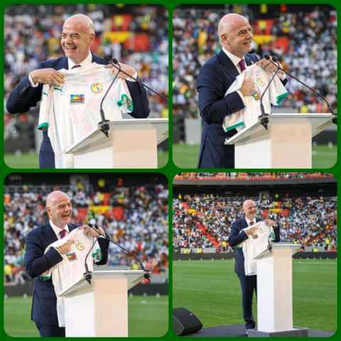 [Sénégal] 
Inauguration 
#stadeabdoulayewade 
#diamniadio 
Quelques images fortes de la cérémonie inaugurale. 
 
Crédit photo :#pourquoijaimelesenegal 
@M.A