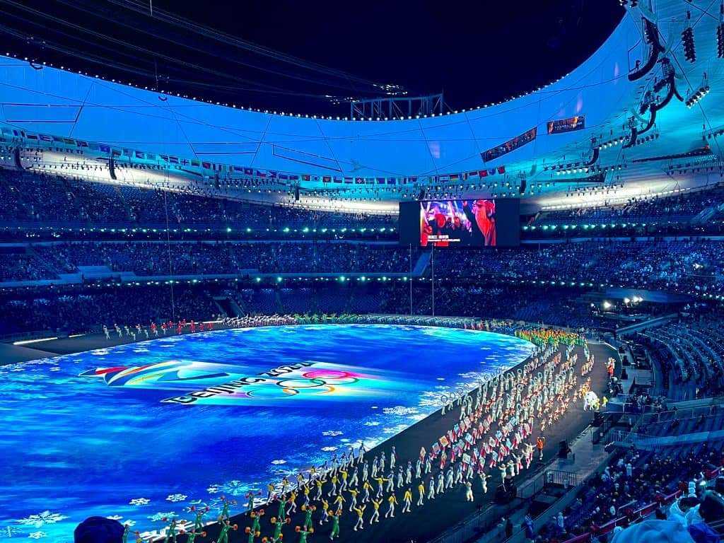 The 2022 Winter Olympics at Beijing’s National Stadium, also known as the Bird's Nest,  the opening ceremony of Beijing 2022 Winter Olympics will be live on GTV Sports+ ✅  
 
#beijing2022 #openingceremony