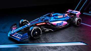 Formule 1: Alpine dévoile sa voiture pour la saison 2022. #a522 c'est son nom.  
 @Geleme2