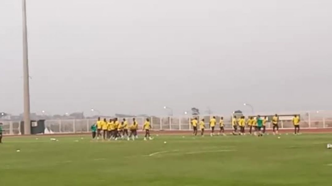 Ultime séance d'entraînement des lions Teranga