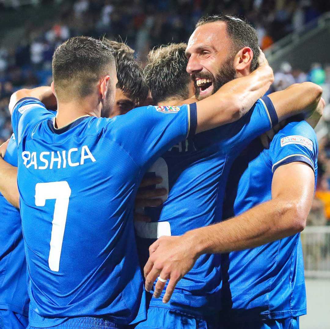 🇽🇰 Vedat Muriqi scored twice in Kosovo's 3-2 win over Northern Ireland ⚽️⚽️ 
 
#nationsleague