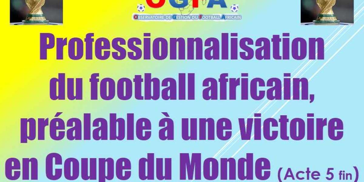 Professionnalisation du football africain, préalable à une victoire en Coupe du Monde (Acte 5 fin)