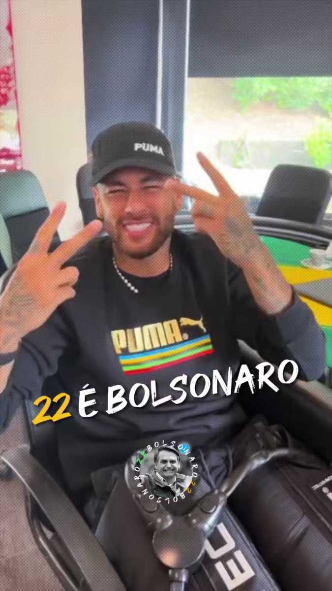 PSG's superstar striker #neymar reiterated on Saturday his support for far-right President #jair#bolsonaro ahead of the second round of the presidential election in Brazil on October 30, and promised to dedicate his "first goal" to him at the World Cup in  re-election case.