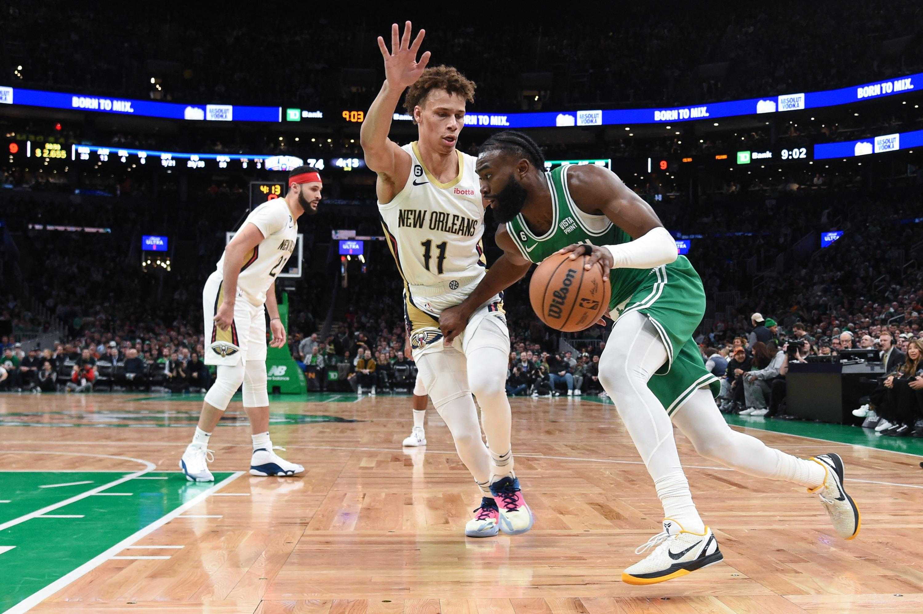 The Boston Celtics, who reign over the Eastern Conference of the NBA, won on Wednesday against the New Orleans Pelicans (125-114), with the phenom #jaylen#brown, author of 41 points, his best total of the  season.