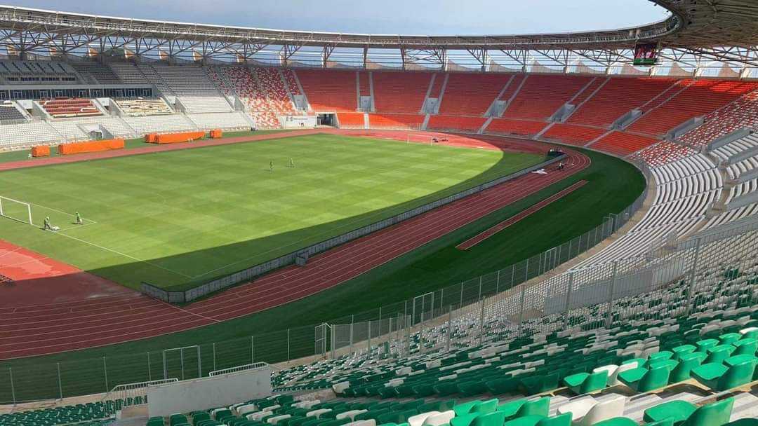 The Beauty of Bouake Peace Stadium, One of the AFCON 2023 Stadiums in Ivory Coast. 
 
The Stadium will host the Ivory Coast vs Comoros match day three encounter AFCON 2023 Qualifiers on Friday. 
 
#afcon2023q  #africastadium