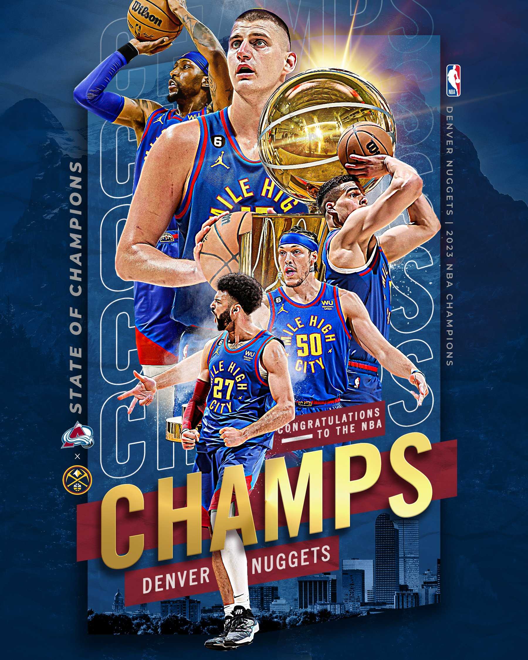 NBA Finals: Les Nuggets champions NBA