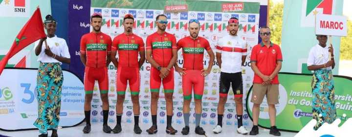 Maroc: La Team Morocco au 19e tour cycliste international est composée de 5 coureurs dont Achraf Ed Doghmi, Adel Al Arabaoui, Mohcine Al Kouraji, Sahadine Marpuani, Al Hussein Sabbahi encadrés par Abdelati Saadoune entraineur. Le but est de prendre des points afin d'assurer la qualification aux JO Paris 2024. #tourcycistecameroun #teammorocco #joparis2024