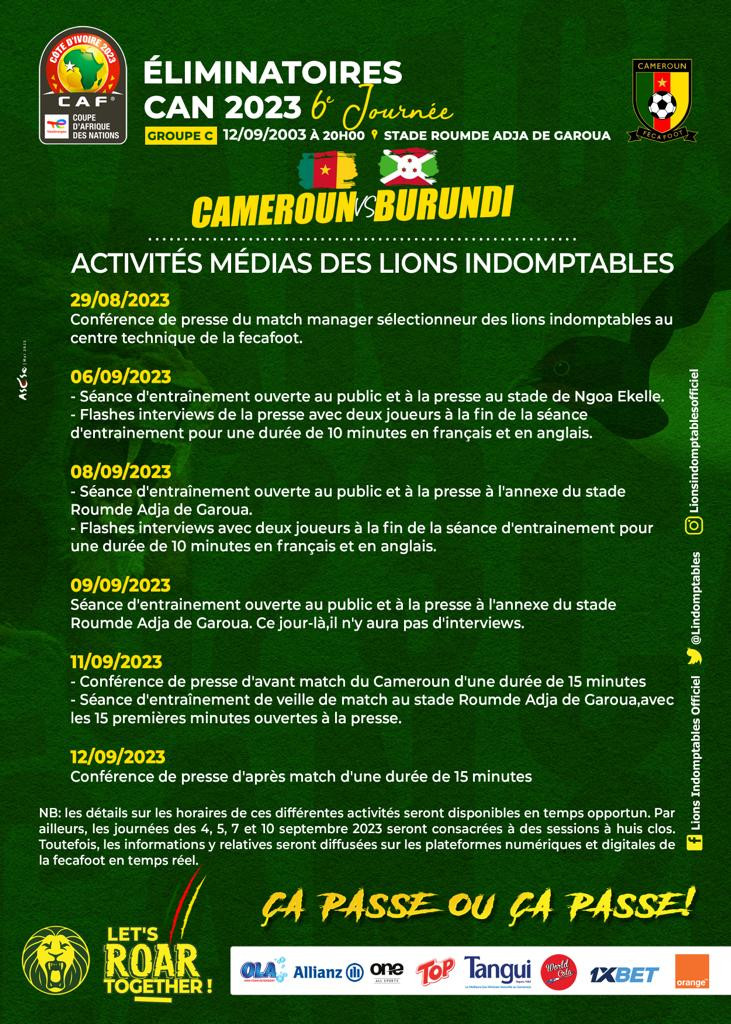 Le Programme média des Lions.