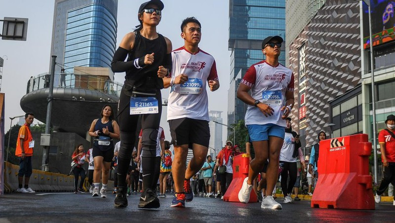 Kemeriahan Jakarta Half Marathon 2023