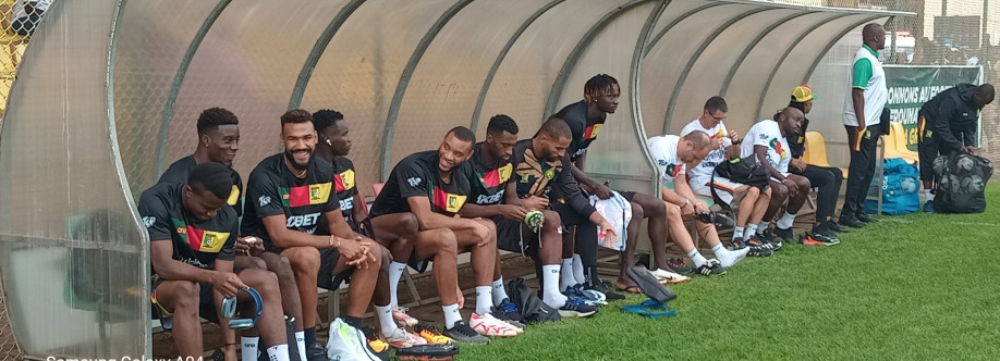 Séance d'entraînements des Lions Indomptables