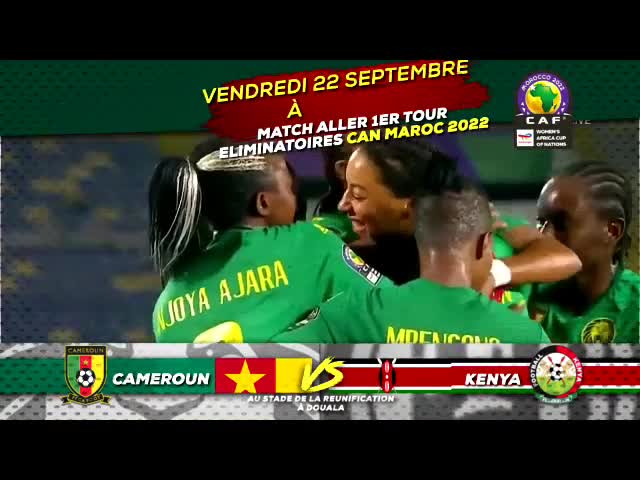 Elm.can,les lionnes jouent le Kenya à douala.