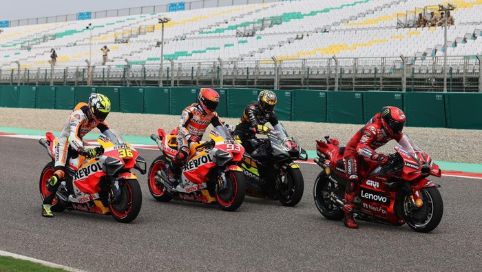 Hujan Deras! Sprint Race MotoGP India Ditunda