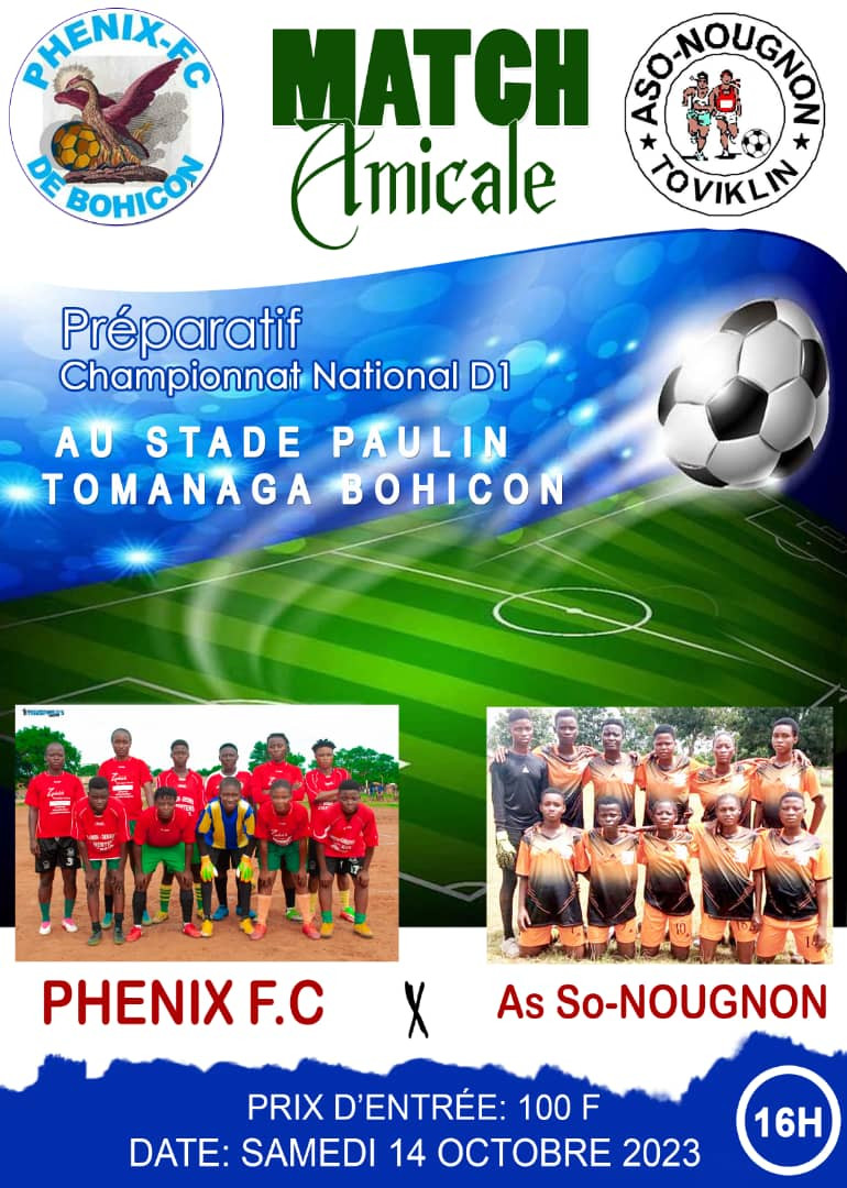 PHENIX FC en amical ce jour au stade Tomanaga.