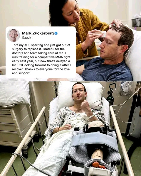 Naospital si Zuckerberg matapos ang isang MMA training