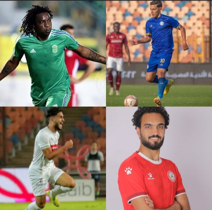 Les 4 artificiers de l'Égypte Premier League.