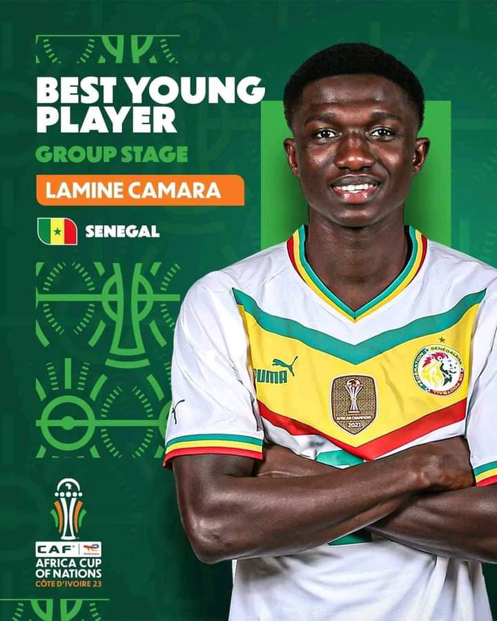 Lamine Camara élu meilleur jeune.