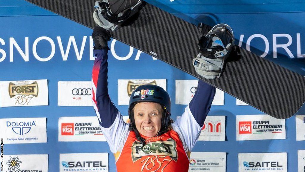 GB star wins double snowboard cross gold