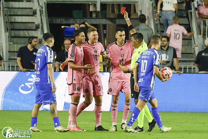 梅西缺阵，迈阿密国际队首回合2-1不敌蒙特雷