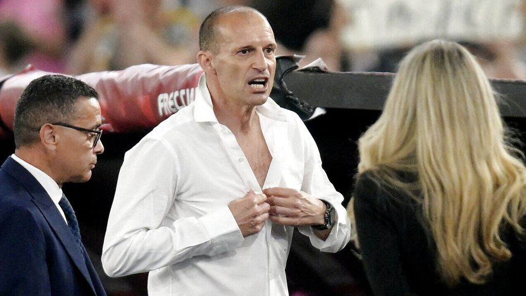 Juventus ontslaat coach Allegri vanwege woede