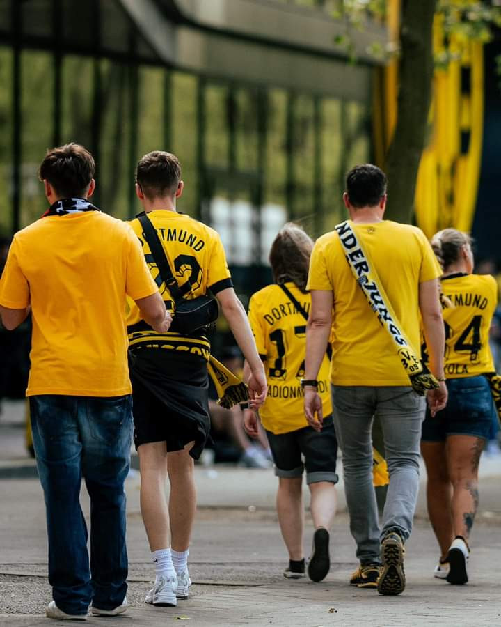 Les fans de Dortmund en masse ce soir