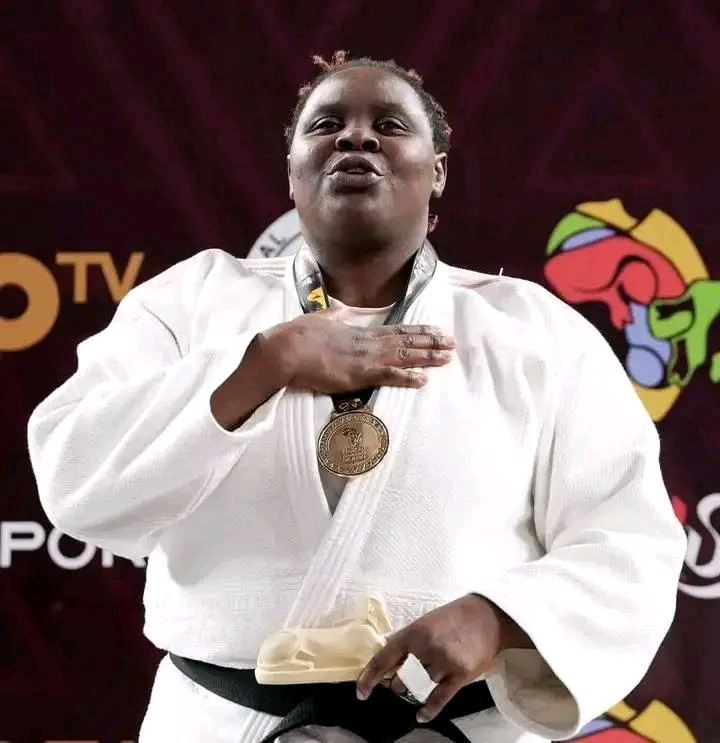 SOPPI MBELLA est Championne d'Afrique de Judo