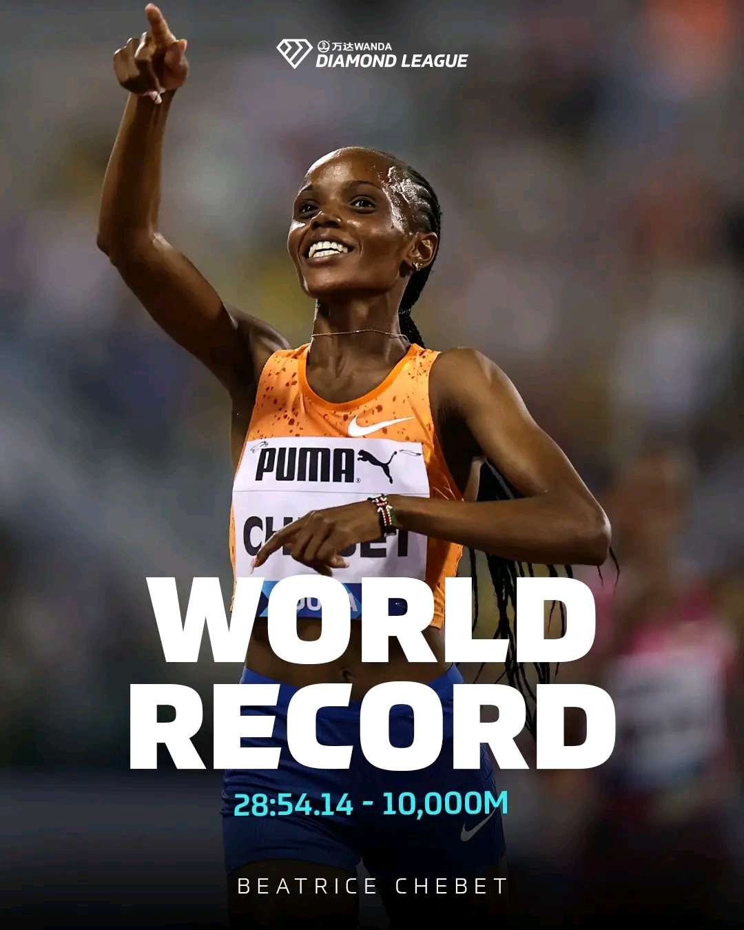 Beatrice Chebet Smashed 10,000m World Record