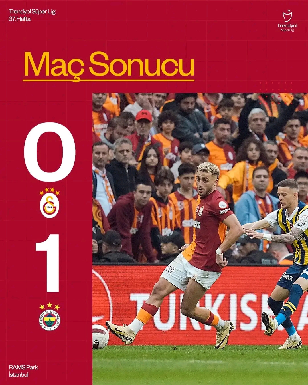 El Fenerbahçe sorprende al Galatasaray en el derbi