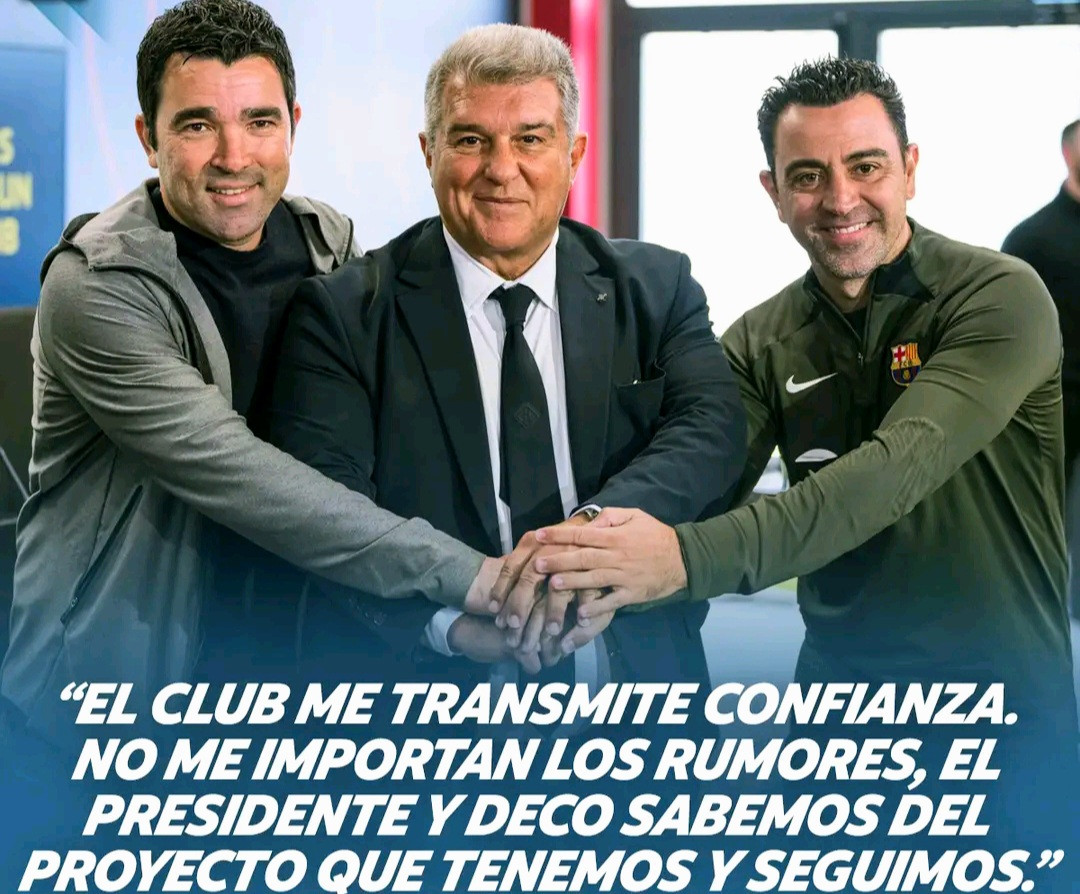 Confianza de Xavi en el FC Barcelona