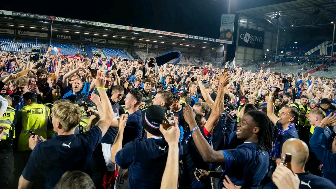 Holstein Kiel Clinches Bundesliga Promotion..