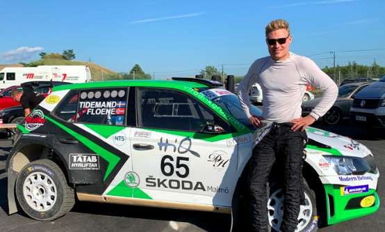 SM-silver till Pontus Tidemand i rallysprint