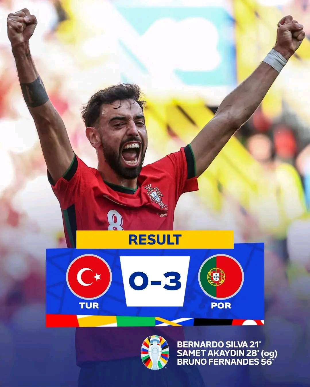 Portugal Beat Turkey To Progress To Round 16