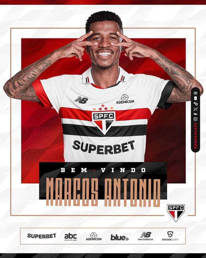 Marcos Antonio chega ao Tricolor !