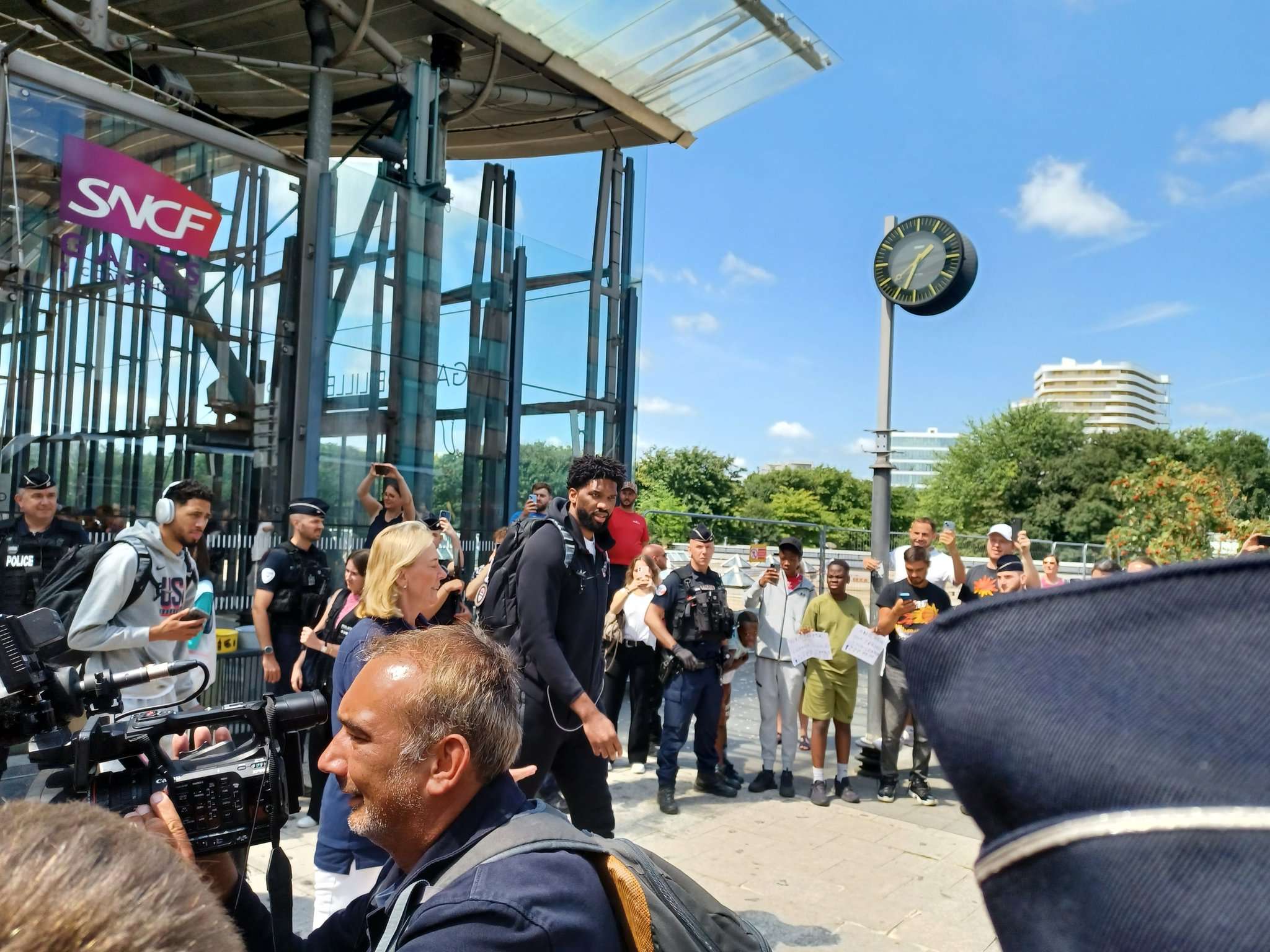 La squadra di Basket degli Stati Uniti arriva a Lille per i Giochi Olimpici