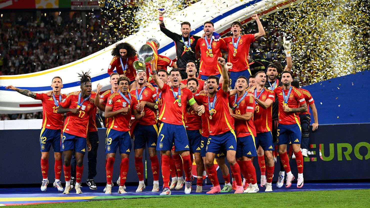 Spain edges past England 2-1 to win the Euros