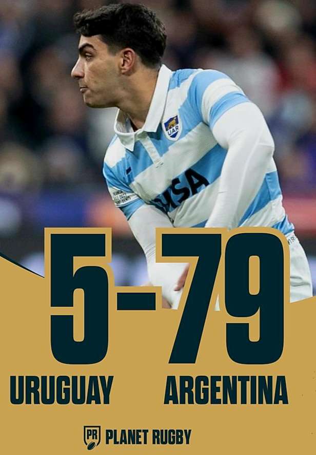 Pumas Trounce Uruguay 79-5 in Warm-up