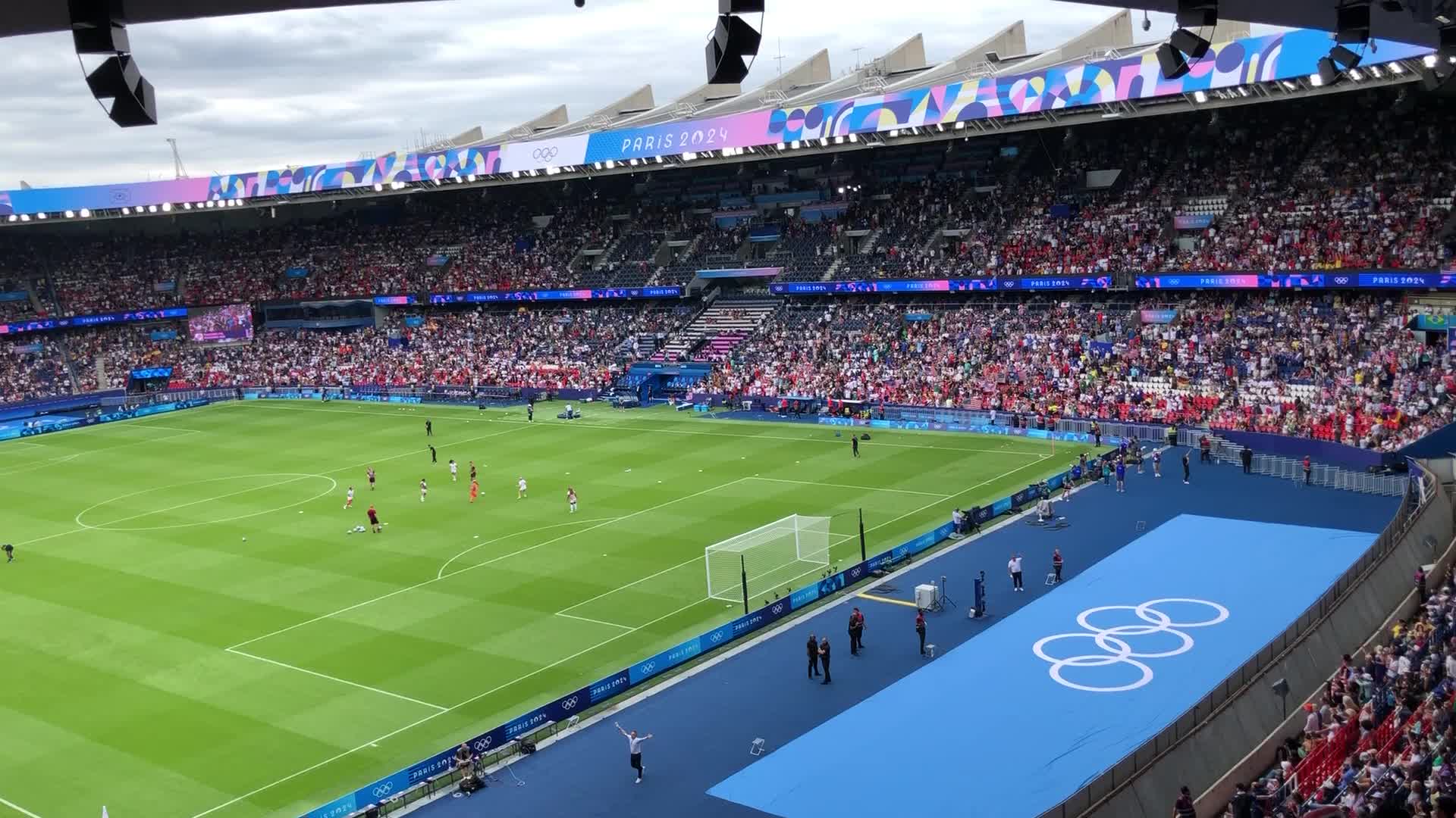 Paris 2024 Women Football:USA vs Japan