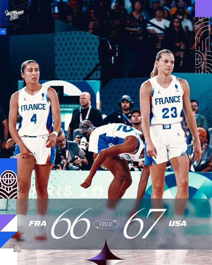 Les françaises manquent de peu l'Or face aux USA