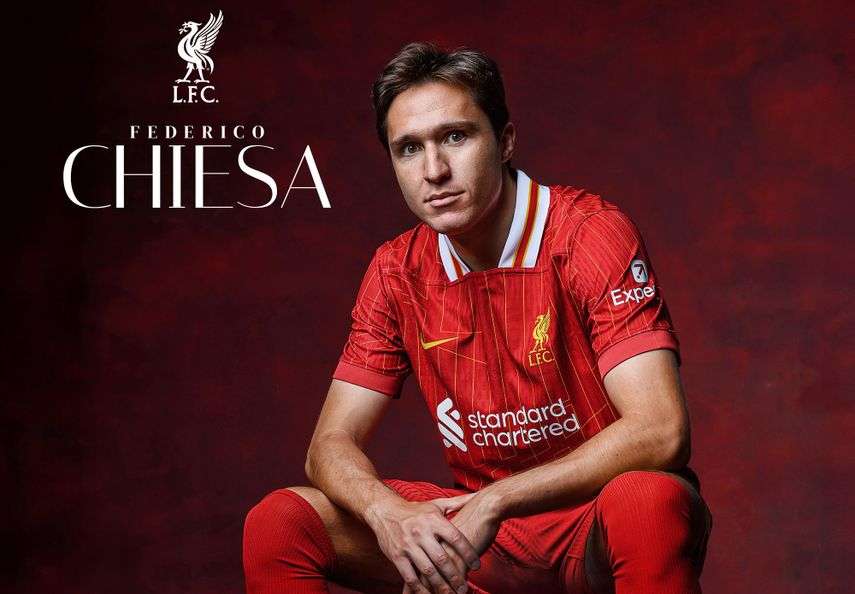 Federico Chiesa se une al Liverpool tras su paso por la Juventus