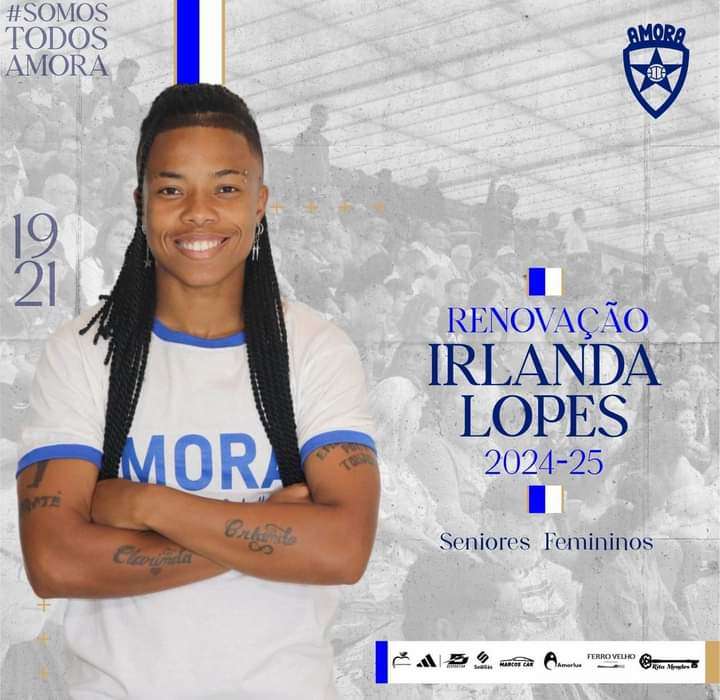 Irlanda Lopes renova pelo Amora FC.