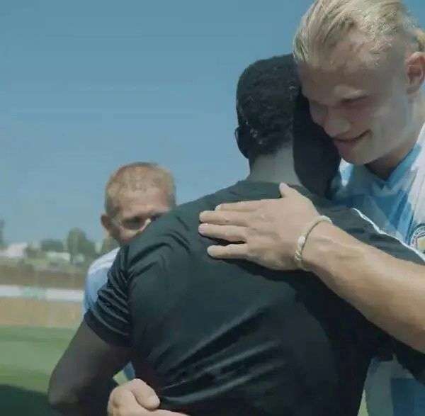 النرويجي هالاند في تدريبات النصر