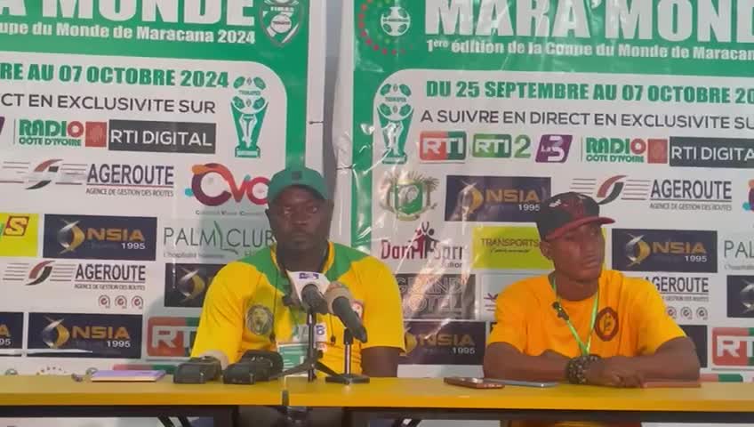 Mara'Monde, la conférence de presse de la Team Cameroon.