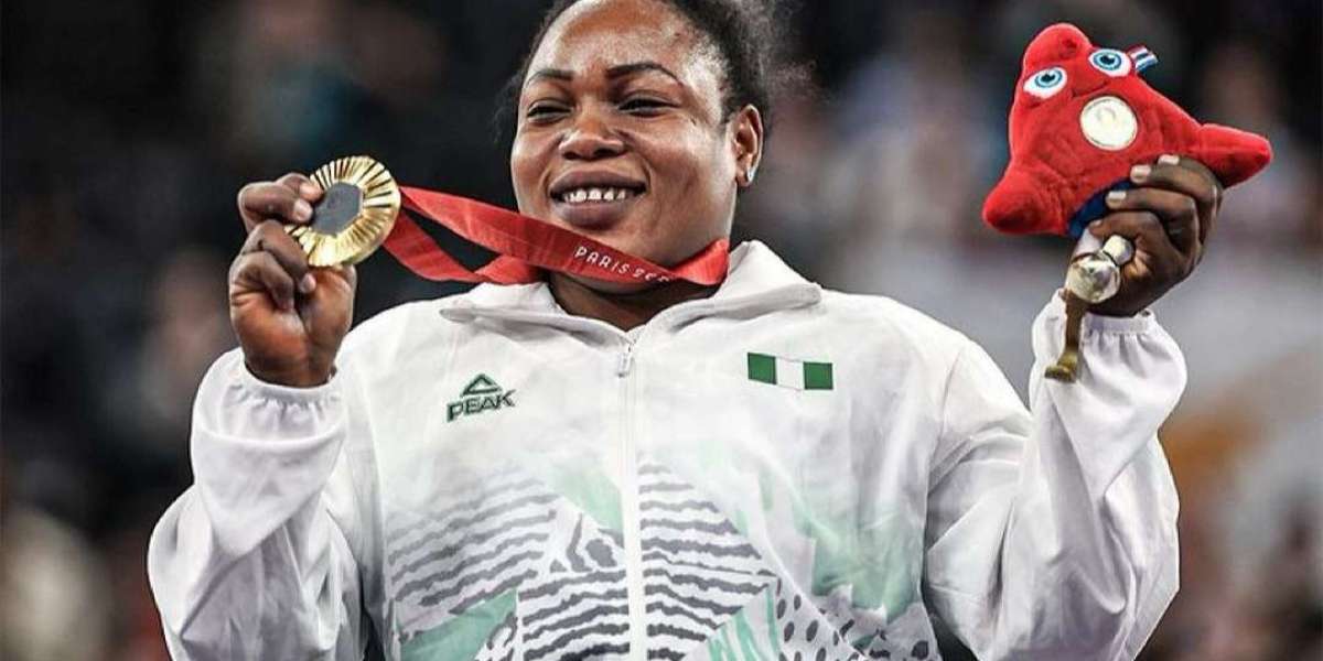 Paris 2024: Onyinyechi Gives Nigerians Bragging Rights, Clinches First Gold Medal For Team Nigeria With World Record