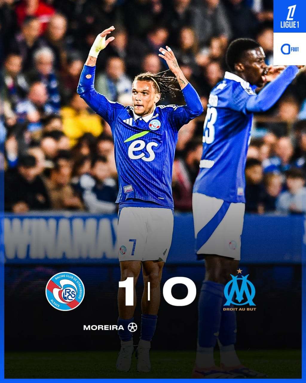 Strasbourg fait tomber l'OM à la Meinau !